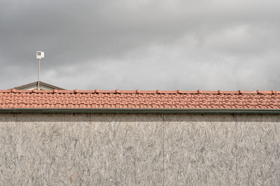 Roof against sky