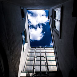 Low angle view of building against sky