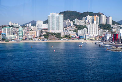 View of city at waterfront