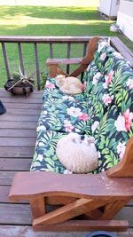 Dog sleeping on floor