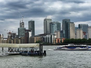 View of city at waterfront