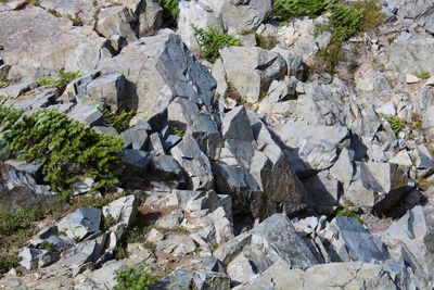 Rock formation against the sky