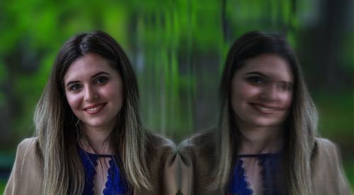 Portrait of a smiling young woman