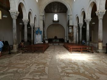 Corridor of historic building