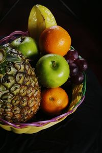 Close-up of fruits in container