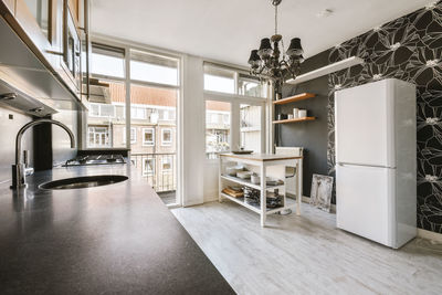 Interior of modern kitchen at home