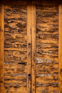 Full frame shot of wooden door