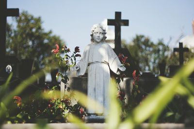 Close-up of statue