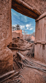 Old ruins against sky