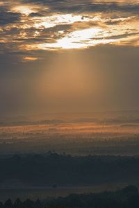 Scenic view of sunset