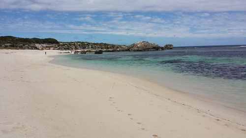 Scenic view of beach