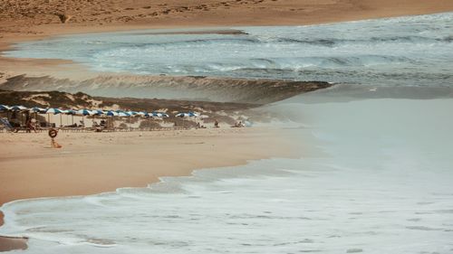 Scenic view of beach