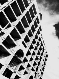 Low angle view of building against sky