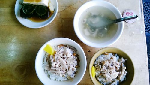 Close-up of food served in plate