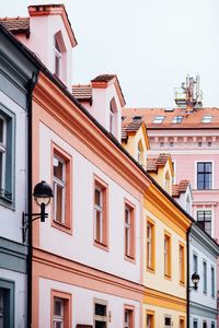 Low angle view of buildings against sky