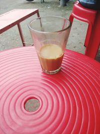 Close-up of drink on table