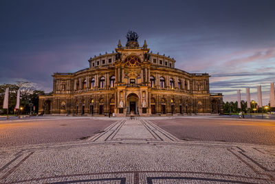 View of historic building against sky