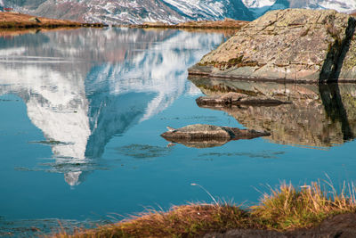 Matterhorn reflection in stellisee