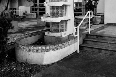 Interior of abandoned building