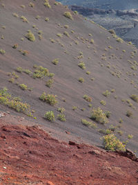 The vulcano island lanzarote