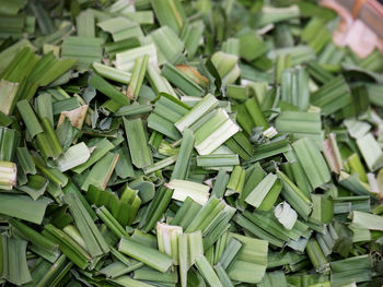 Full frame shot of chopped vegetables