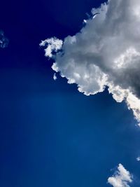 Low angle view of clouds in sky