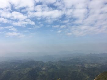 Scenic view of landscape against sky