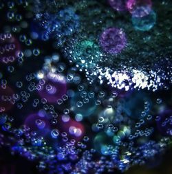 Full frame shot of wet bubbles