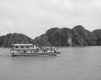 Boats in sea