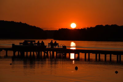 Proposal at sunset