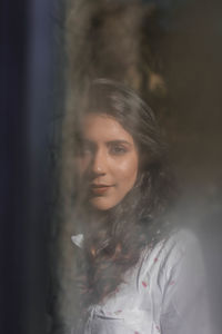 Portrait of woman smiling