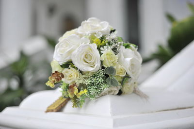 Close-up of rose bouquet
