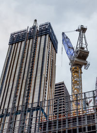 Low angle view of built structure against sky