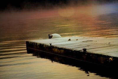 Dock at sunrise