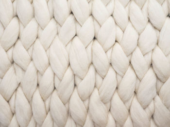 Full frame shot of braided rug