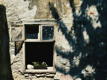 View of an abandoned building