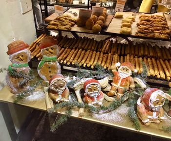 High angle view of food for sale in store