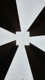 Low angle view of built structure against sky