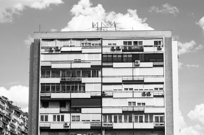 Apartment building against sky