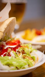 Close-up of food in plate