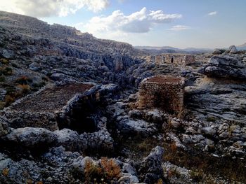 Panoramic view of landscape against sky