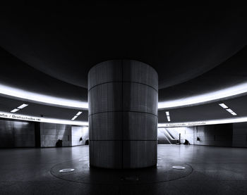 Interior of illuminated room