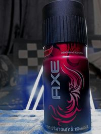 Close-up of red text