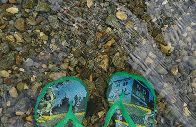 Close-up of stone wall