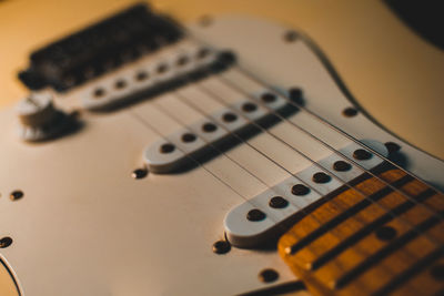 Close-up of guitar