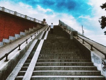 Low angle view of staircase