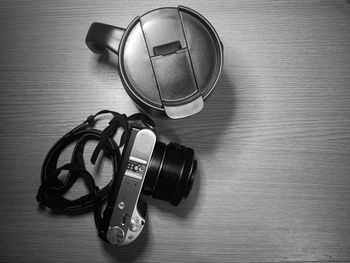 Camera and mug