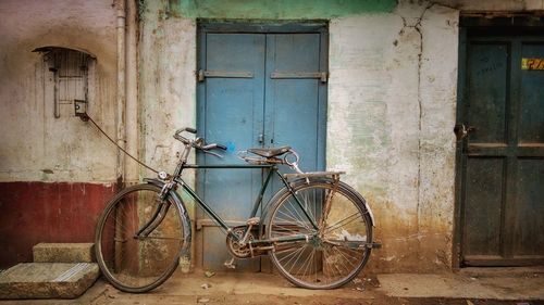 Bicycles in old abandoned building