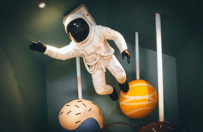 Stuffed toy on table