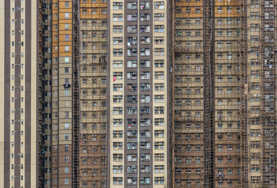 Full frame shot of residential building